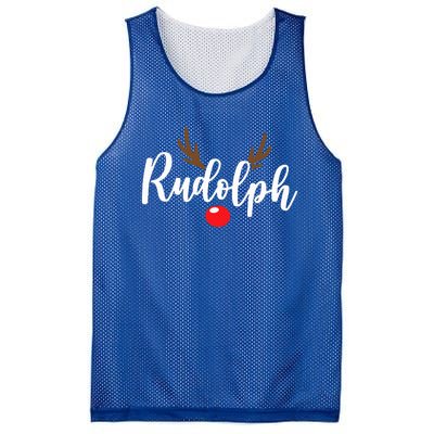 Most Likely To Try Ride Rudolph Funny Couples Christmas Mesh Reversible Basketball Jersey Tank