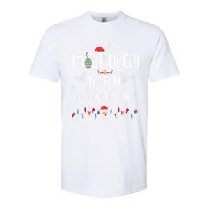 Most Likely To Tell Santa What To Do Matching Family Xmas Gift Softstyle CVC T-Shirt