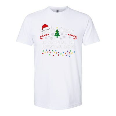 Most Likely To Watch All The Basketball Games Christmas Xmas Softstyle® CVC T-Shirt