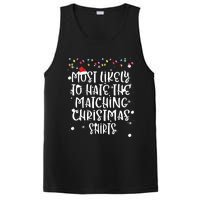 Most Likely To Hate Matching Christmas Funny Family Matching PosiCharge Competitor Tank