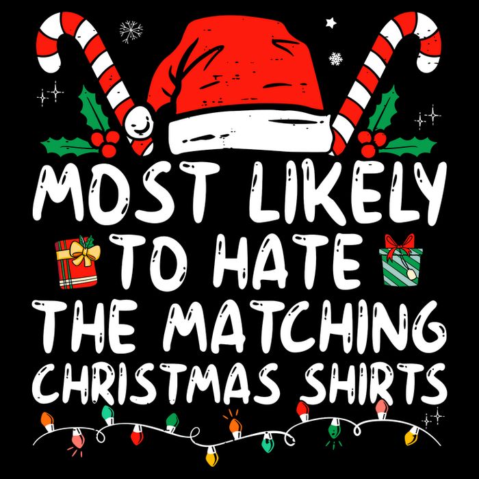 Most Likely To Hate Matching Christmas Funny Family Matching Sustainable Bucket Hat