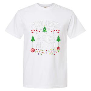 Most Likely To Sleigh All Day Funny Christmas Family Matching Cute Christmas F Garment-Dyed Heavyweight T-Shirt