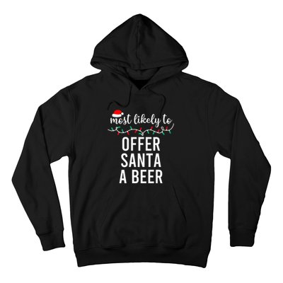 Most Likely To Christmas Matching Family Pajamas Funny Hoodie