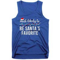 Most Likely To Christmas Gift Matching Family Pajamas Funny Meaningful Gift Tank Top