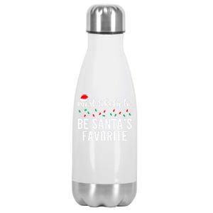 Most Likely To Christmas Gift Matching Family Pajamas Funny Meaningful Gift Stainless Steel Insulated Water Bottle