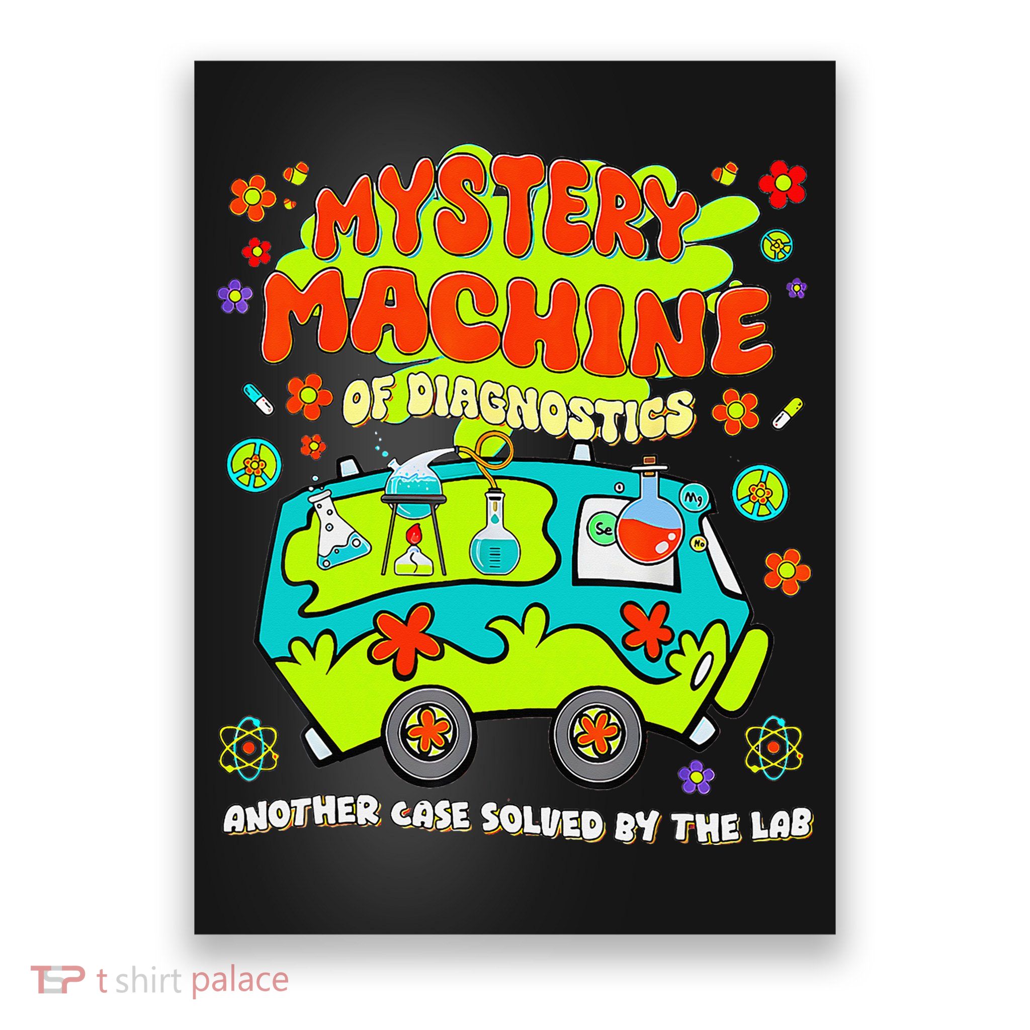 Med Lab Tech Lab Week 2025 Mystery Machine Poster
