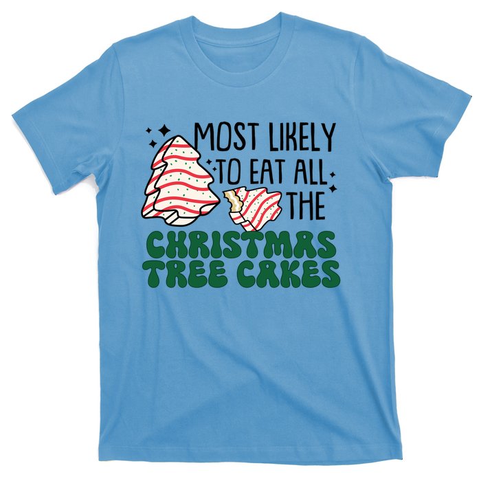 Most Likely To Eat All The Christmas Tree Cake Gift T-Shirt