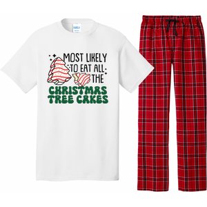 Most Likely To Eat All The Christmas Tree Cake Gift Pajama Set