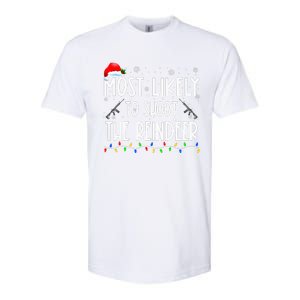 Most Likely To Shoot The Reindeer Family Matching Christmas Softstyle CVC T-Shirt