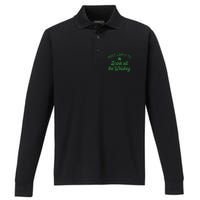 Most Likely To Drink All The Whiskey Family St Patricks Day Performance Long Sleeve Polo