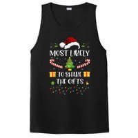 Most Likely To Shake The Gifts Matching Family Christmas PosiCharge Competitor Tank