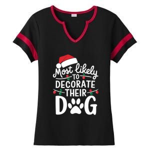 Most Likely To Christmas Cool Gift Matching Family Pajamas Funny Gift Ladies Halftime Notch Neck Tee