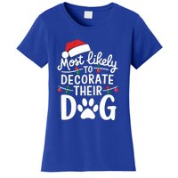 Most Likely To Christmas Cool Gift Matching Family Pajamas Funny Gift Women's T-Shirt