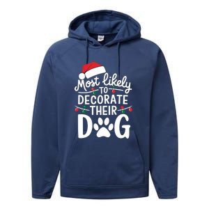 Most Likely To Christmas Cool Gift Matching Family Pajamas Funny Gift Performance Fleece Hoodie