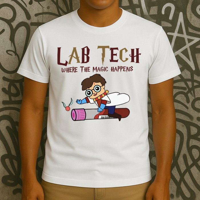 Magic Lab Tech Laboratory Laboratory Scientist Wizardry Lab Week T-Shirt