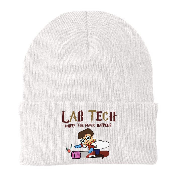 Magic Lab Tech Laboratory Laboratory Scientist Wizardry Lab Week Knit Cap Winter Beanie