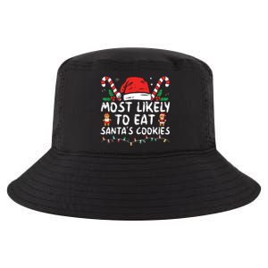 Most Likely To Eat Santas Cookies Family Christmas Holiday Cool Comfort Performance Bucket Hat