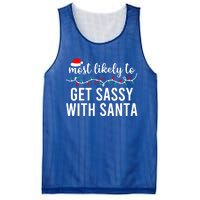 Most Likely To Christmas Cute Gift Matching Family Pajamas Funny Cute Gift Mesh Reversible Basketball Jersey Tank