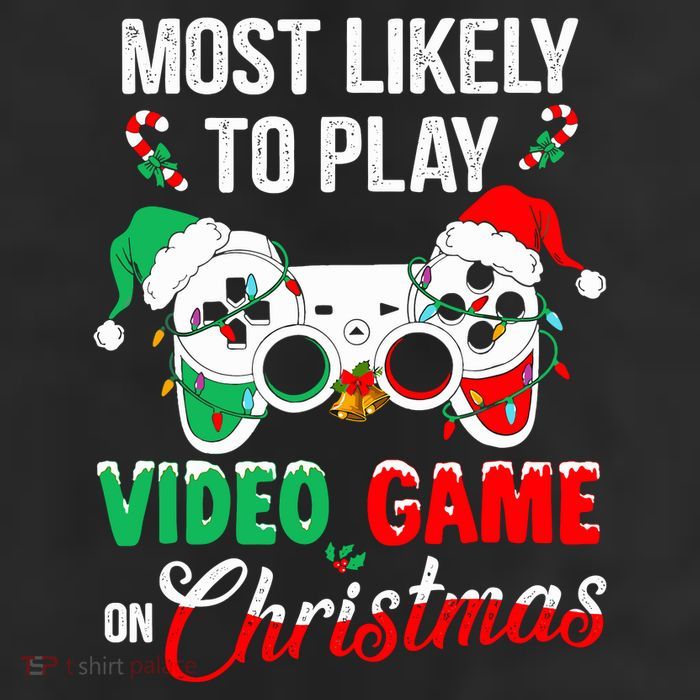 Most Likely To Play Video Game On Christmas Santa Gaming 11oz C Handle Ceramic Mug