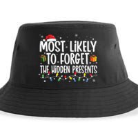 Most Likely To Forget The Hidden Presents Family Christmas Sustainable Bucket Hat