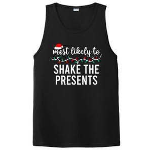 Most Likely To Christmas Gift Matching Family Pajamas Funny Great Gift PosiCharge Competitor Tank