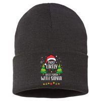 Most Likely To Get Sassy With Santa Matching Christmas Sustainable Knit Beanie