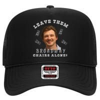 Mugshot Leave Them Broadway Chairs Alone High Crown Mesh Back Trucker Hat