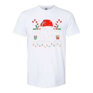 Most Likely To Christmas Be SantaS Favorite Matching Family Softstyle CVC T-Shirt