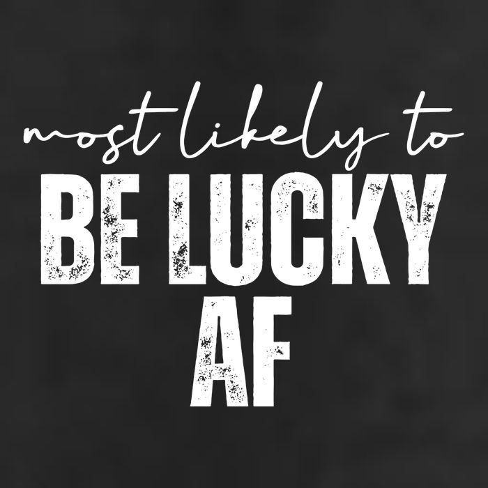 Most Likely To Be Lucky Af St Patricks Day Adult Drive Performance Visor