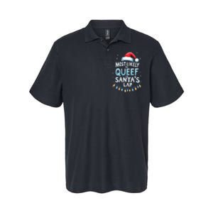 Most Likely To Queef On Santas Lap Offensive Christmas Softstyle Adult Sport Polo