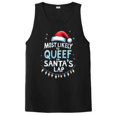 Most Likely To Queef On Santas Lap Offensive Christmas PosiCharge Competitor Tank