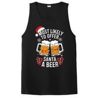 Most Likely To Offer Santa A Beer Christmas Drinking PosiCharge Competitor Tank