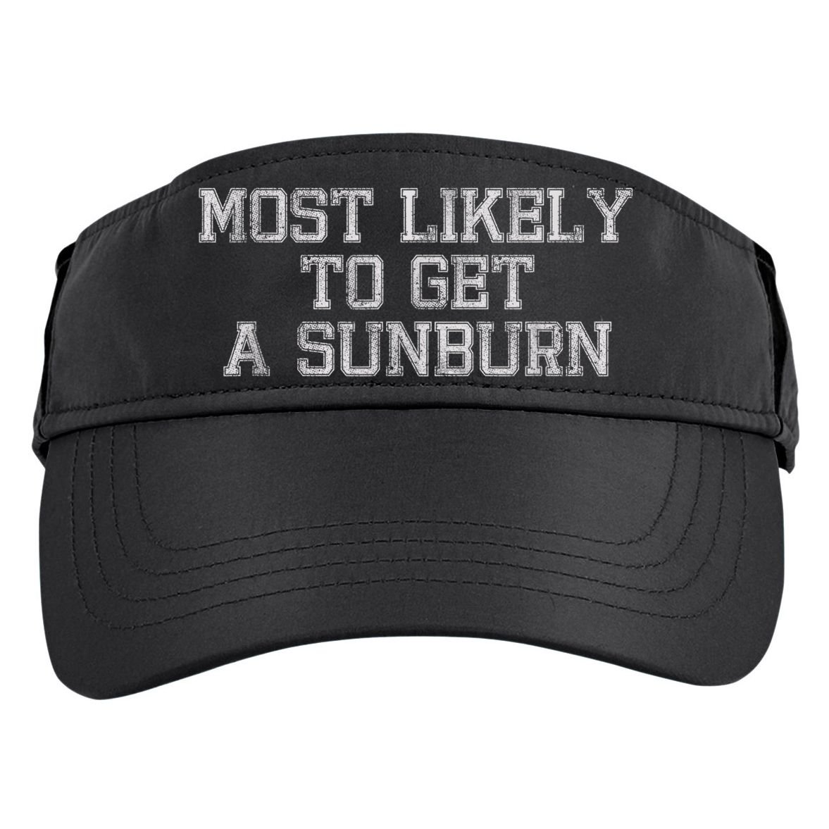 Most Likely To Get A Sunburn Adult Drive Performance Visor