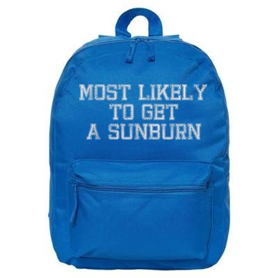 Most Likely To Get A Sunburn 16 in Basic Backpack