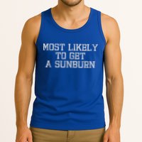 Most Likely To Get A Sunburn Tank Top