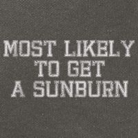 Most Likely To Get A Sunburn Cotton Canvas Backpack