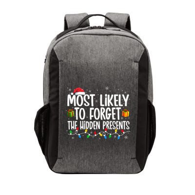 Most Likely To Forget The Hidden Presents Family Christmas Vector Backpack