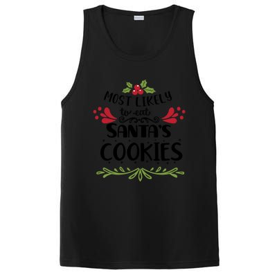 Most Likely To Eat Santa's Cookies Gift PosiCharge Competitor Tank