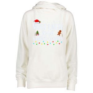 Most Likely To Eat SantaS Cookies Funny Christmas Cool Gift Womens Funnel Neck Pullover Hood