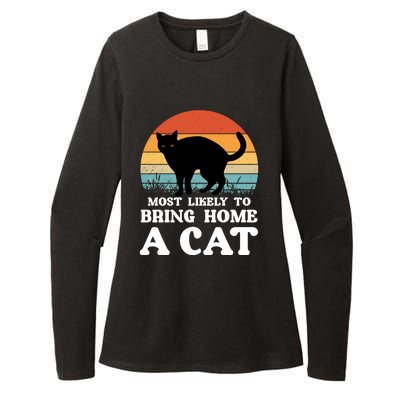 Most Likely To Bring Home A Cat Womens CVC Long Sleeve Shirt