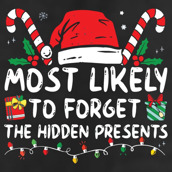 Most Likely To Forget The Hidden Presents Family Christmas Adult Drive Performance Visor