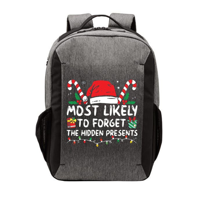 Most Likely To Forget The Hidden Presents Family Christmas Vector Backpack