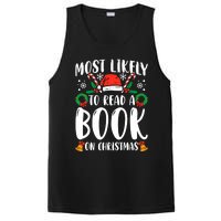 Most Likely To Read A Book On Christmas Matching Family Premium PosiCharge Competitor Tank