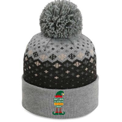 Most Likely To Spread Christmas Cheer Funny Gift The Baniff Cuffed Pom Beanie