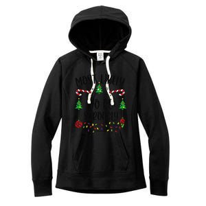 Most Likely To Be Scroogly Funny Christmas Family Matching Cute Christmas Fami Women's Fleece Hoodie