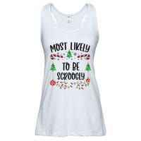 Most Likely To Be Scroogly Funny Christmas Family Matching Cute Christmas Fami Ladies Essential Flowy Tank