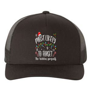 Most Likely To Forget The Hidden Presents Family Christmas Yupoong Adult 5-Panel Trucker Hat