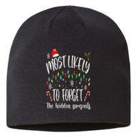 Most Likely To Forget The Hidden Presents Family Christmas Sustainable Beanie