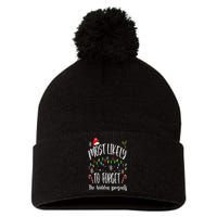 Most Likely To Forget The Hidden Presents Family Christmas Pom Pom 12in Knit Beanie