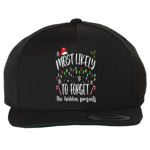 Most Likely To Forget The Hidden Presents Family Christmas Wool Snapback Cap